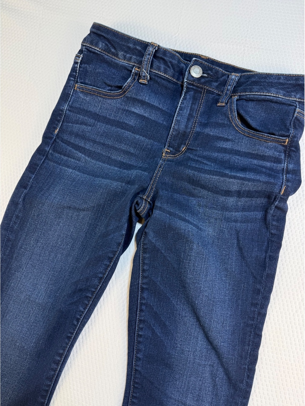 American Eagle Girls 10 Jegging Next Level Stretch Dark Wash Skinny Jeans